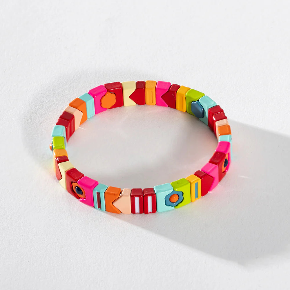 Colourful Enamel Bracelets