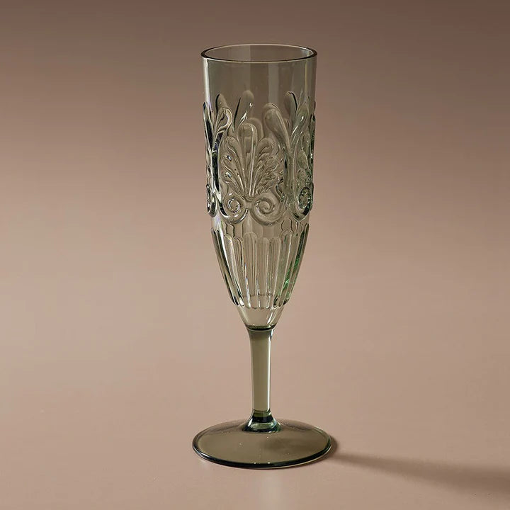 Mill & Hide - Indigo Love - Flemington Champagne Flute - Acrylic