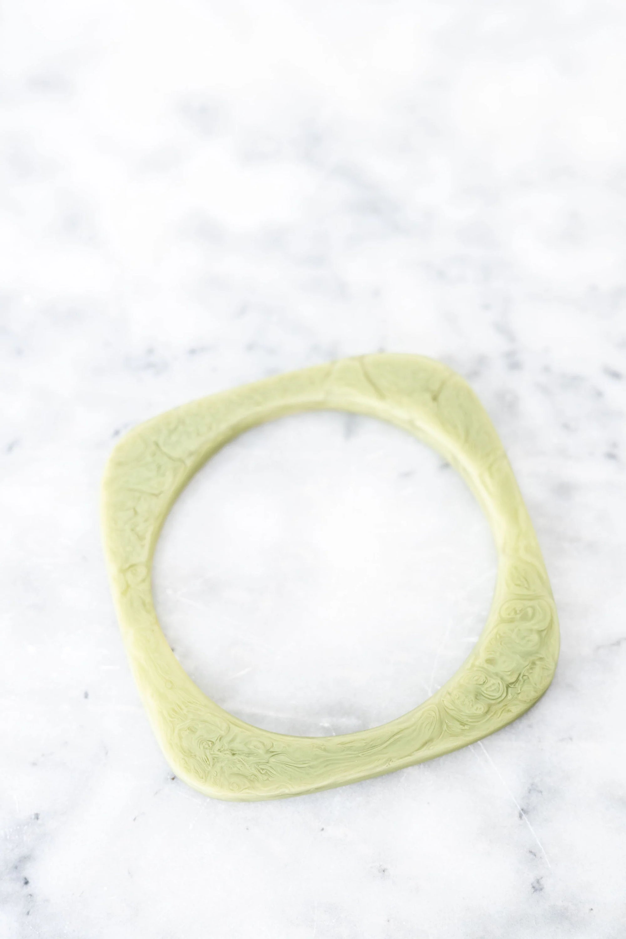 Geo Resin Stacking Bangle