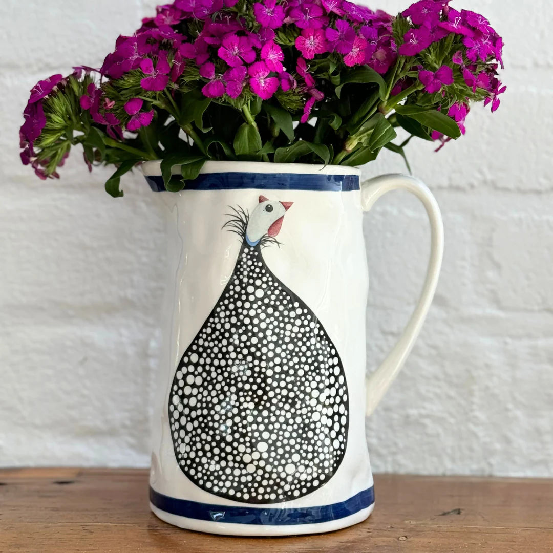 Guinea Fowl Jug - Medium