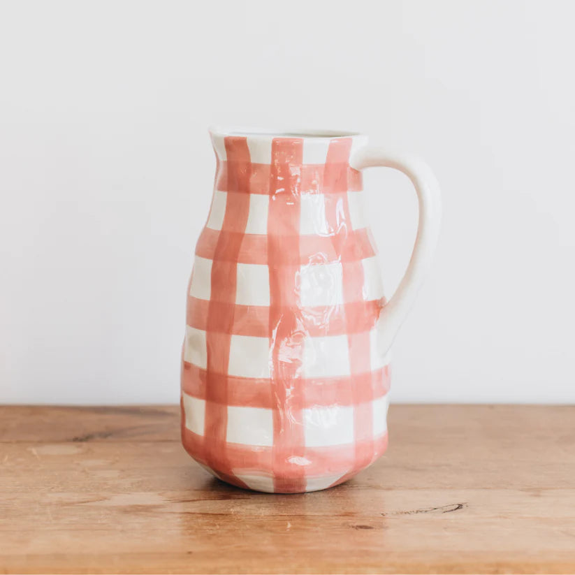 Gingham Jug - Large