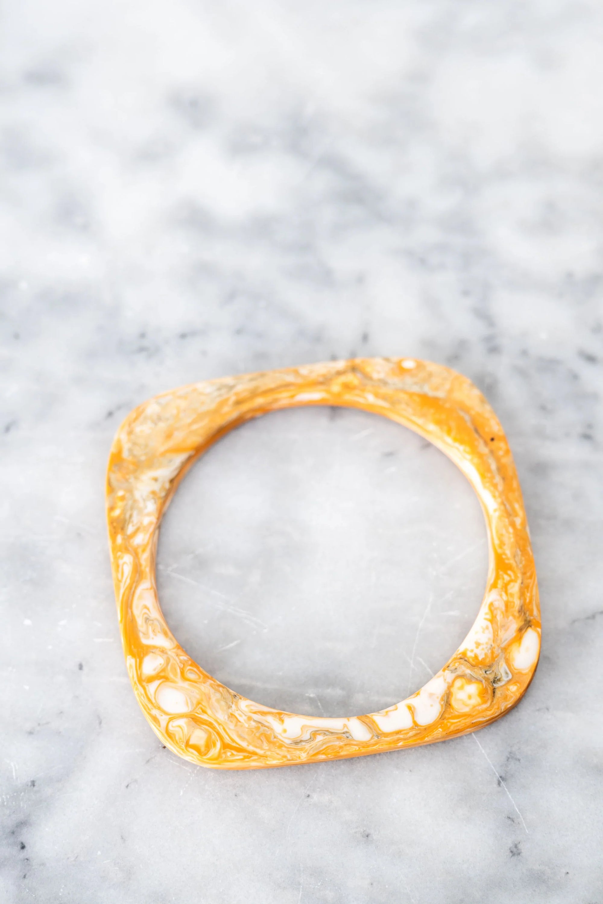 Geo Resin Stacking Bangle