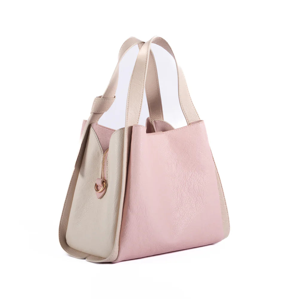 Tanya - Pastel Pink / Cream / Beige