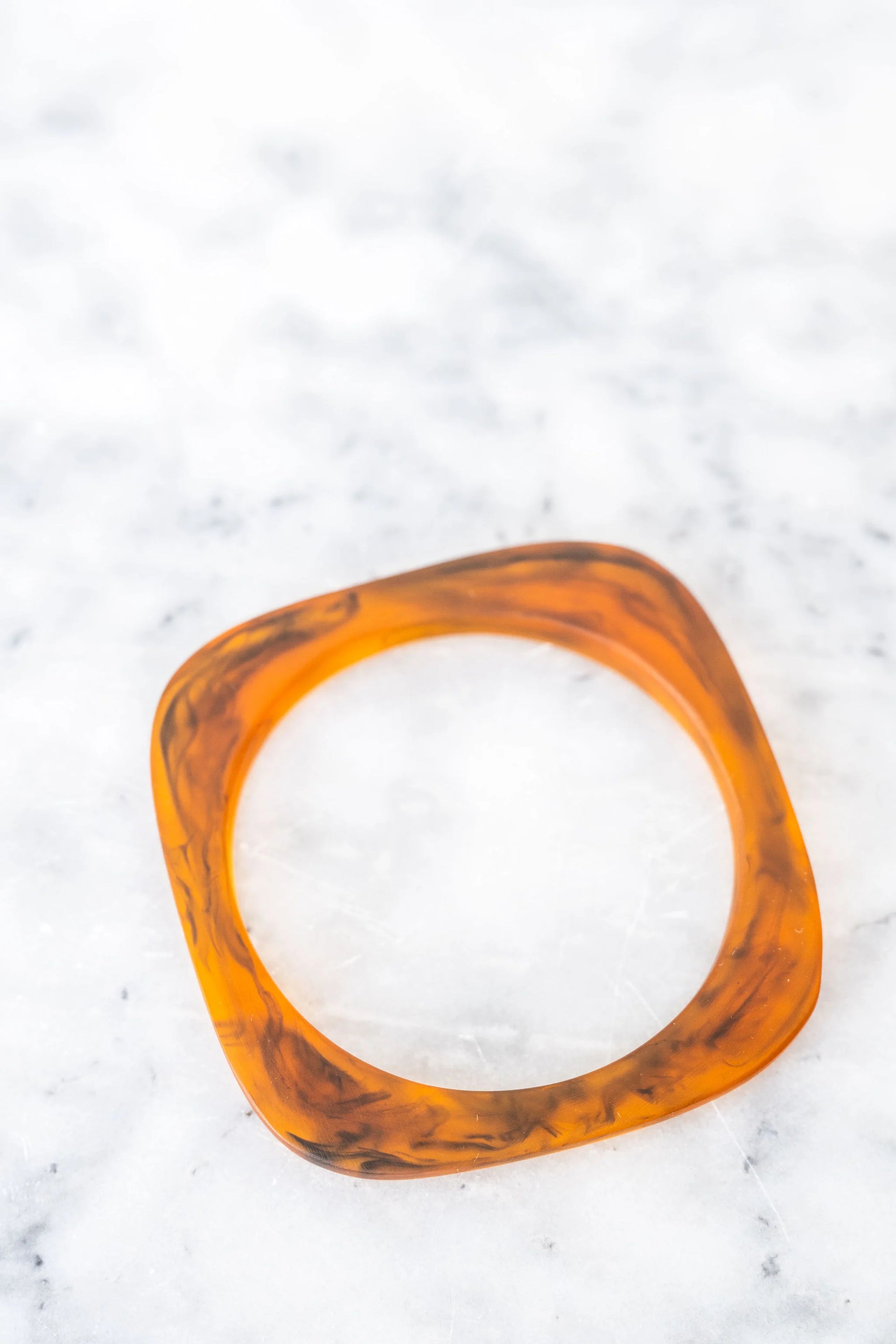 Geo Resin Stacking Bangle