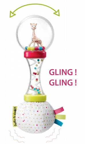 Mill &amp; Hide - Les Folies - Soft Maracas Rattle