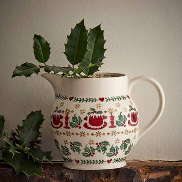 Mill &amp; Hide - Finch &amp; Lane - Emma Bridgewater - Christmas Joy Jug