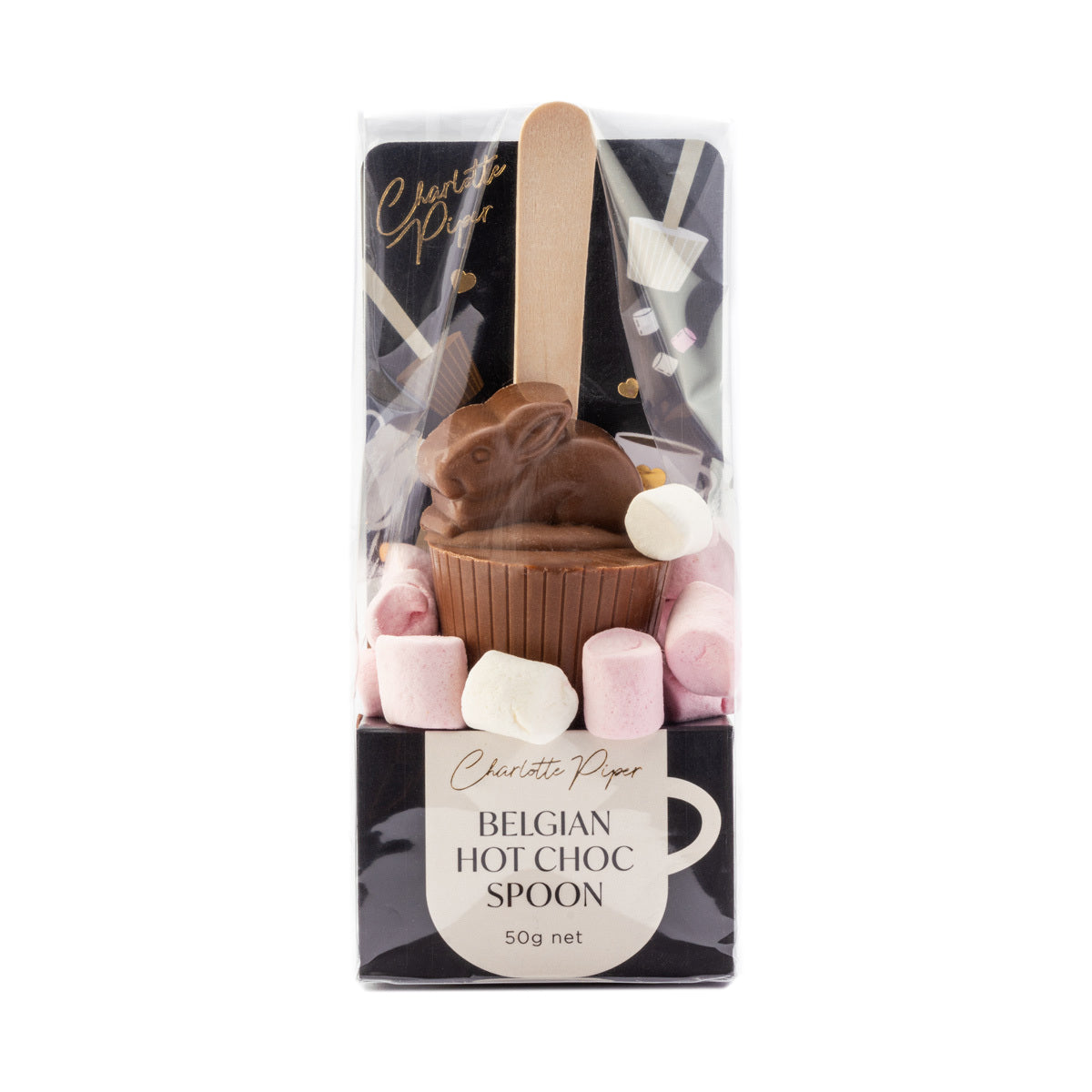 Charlotte Piper Hot Chocolate Bunny Spoon - 50gm