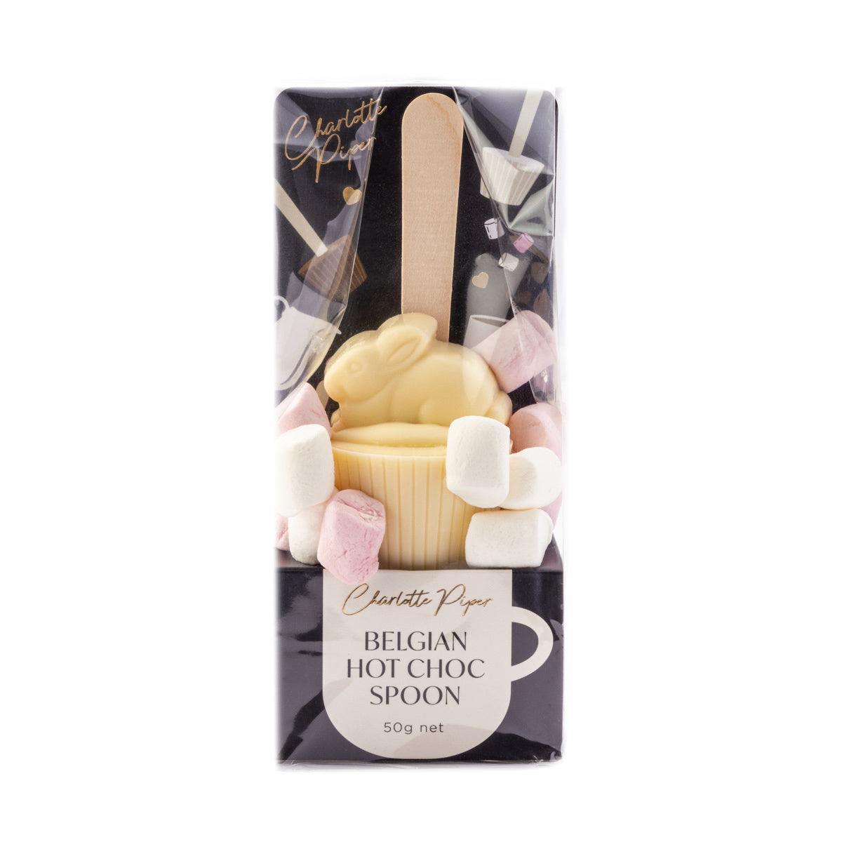 Charlotte Piper Hot Chocolate Bunny Spoon - 50gm