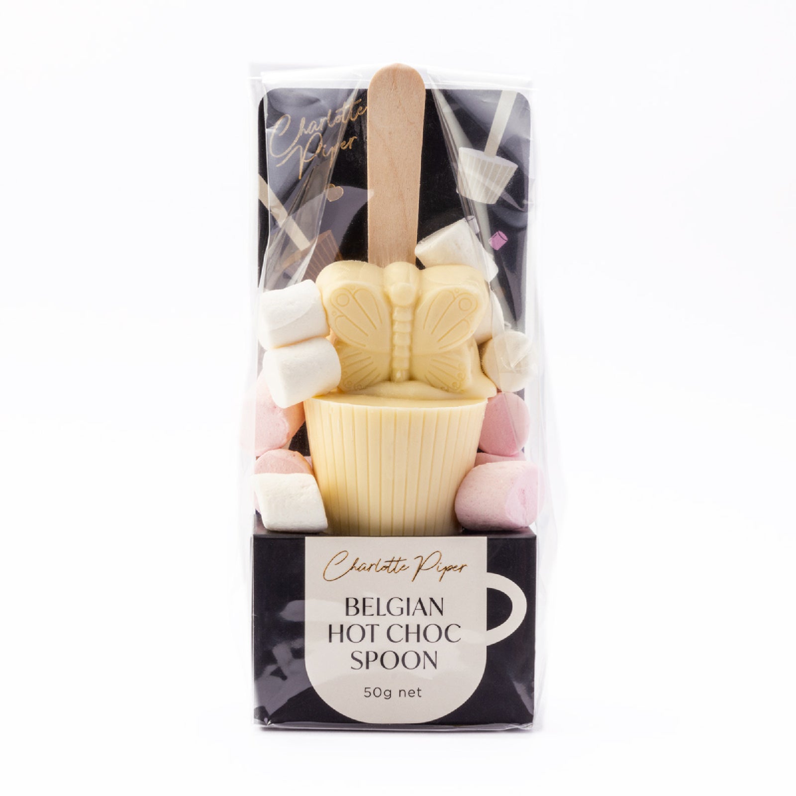 Mill & Hide - Gourmet Brands - Charlotte Piper Hot Chocolate Spoon with Butterfly