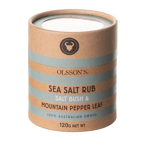 Mill &amp; Hide - Olssons Pacific - Salt Bush &amp; Mountain Pepper Leaf Salt Rub