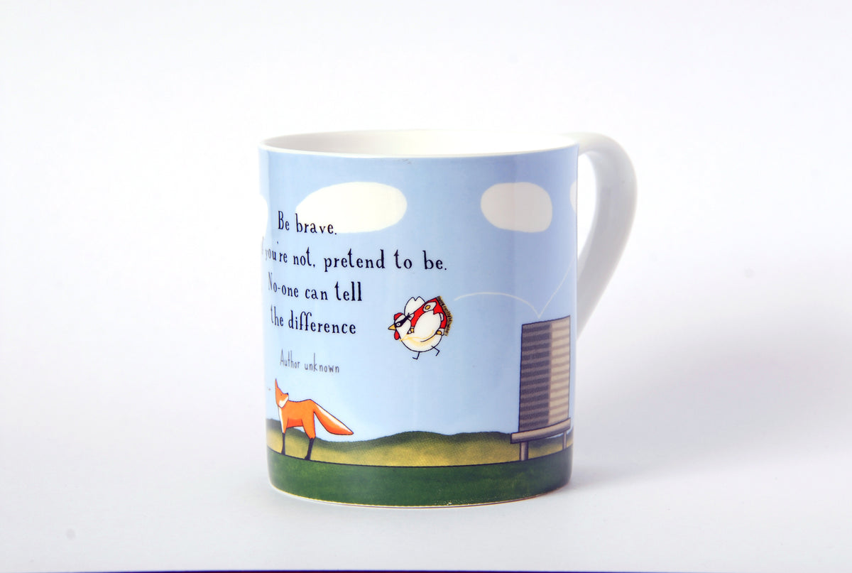 Mill &amp; Hide - Red Tractor Designs - Bone China Cup - Winging It