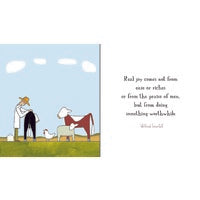 Mill & Hide - Red Tractor Designs - Little Quote Book - An Early Morning Walk