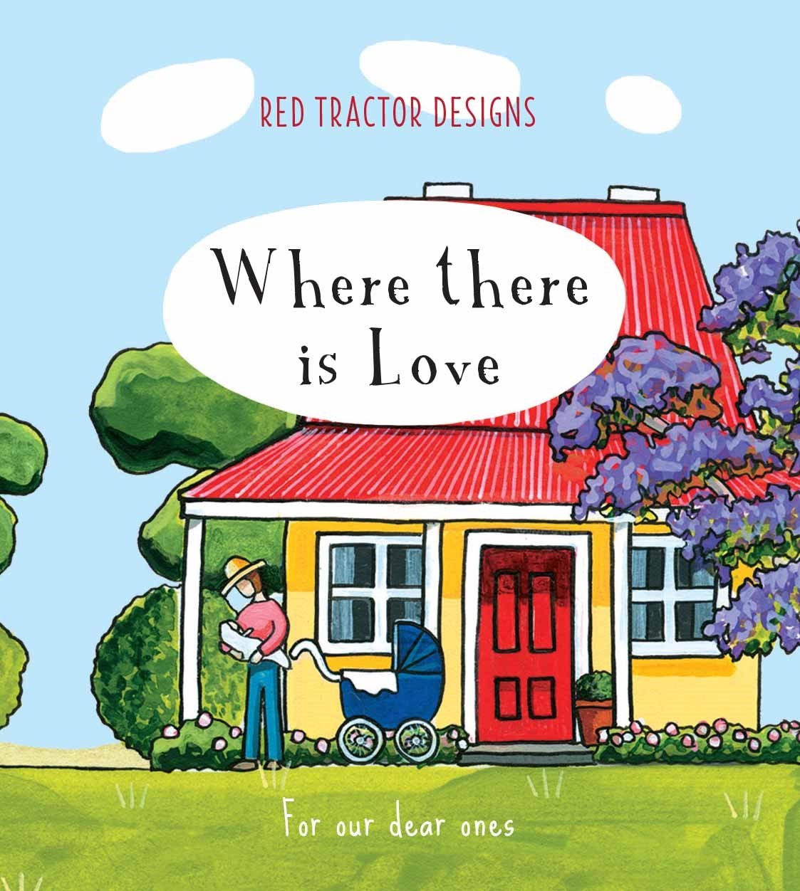 Mill &amp; Hide - Red Tractor Designs - Little Quote Book - Where there is Love