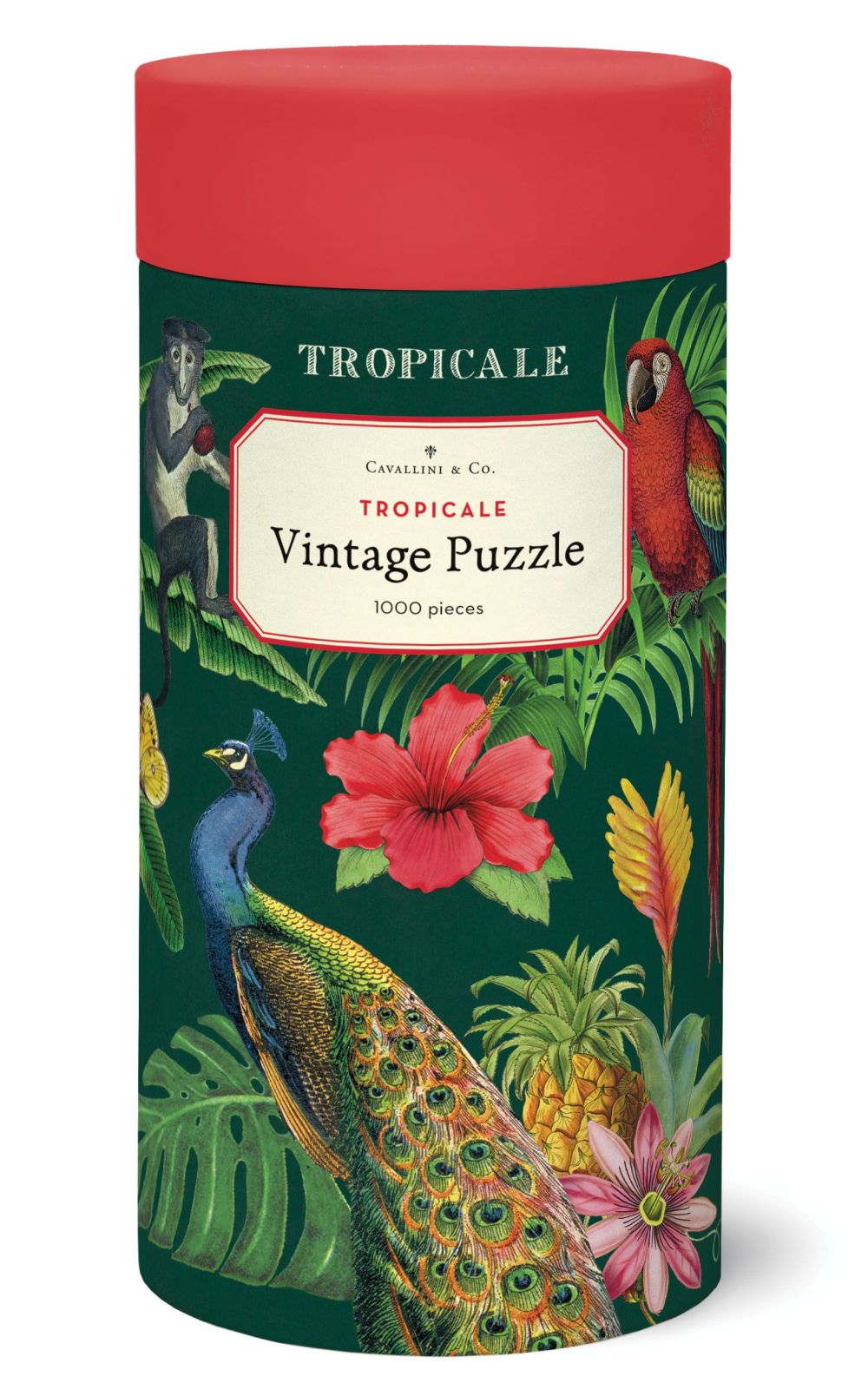 Mill &amp; Hide - Bobangles - Cavallini 1000 Pc Puzzle - Tropicale