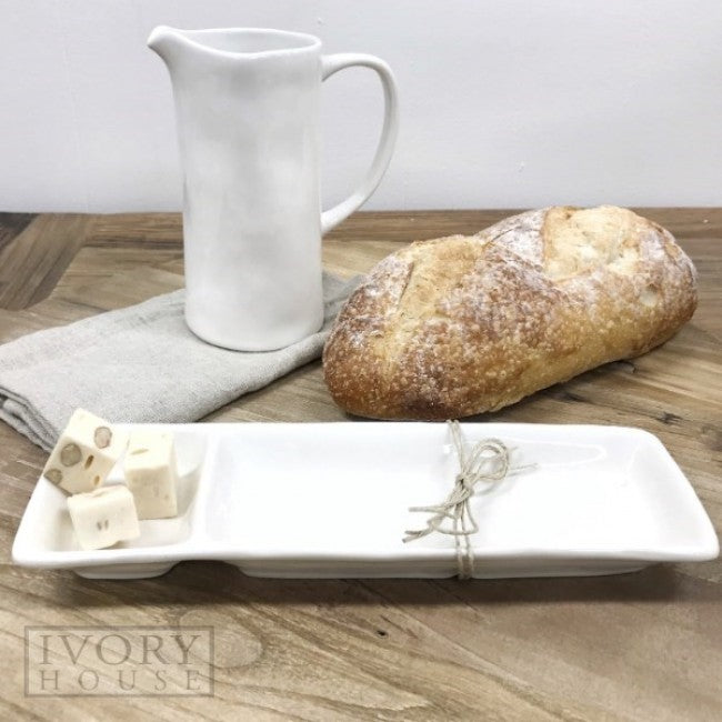 Mill &amp; Hide - Mediterranean Markets - Olive/Dip Rectangle Plate