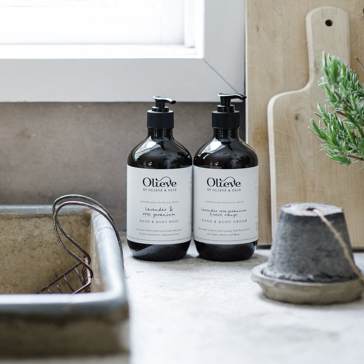 Mill &amp; Hide - Olieve &amp; Olie - Hand &amp; Body Wash - Lavender &amp; Rose Geranium 