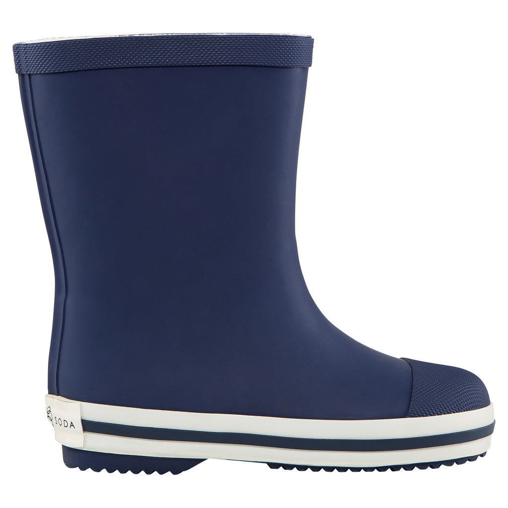 Mill &amp; Hide - French Soda - Kids Rubber Gumboot - Navy