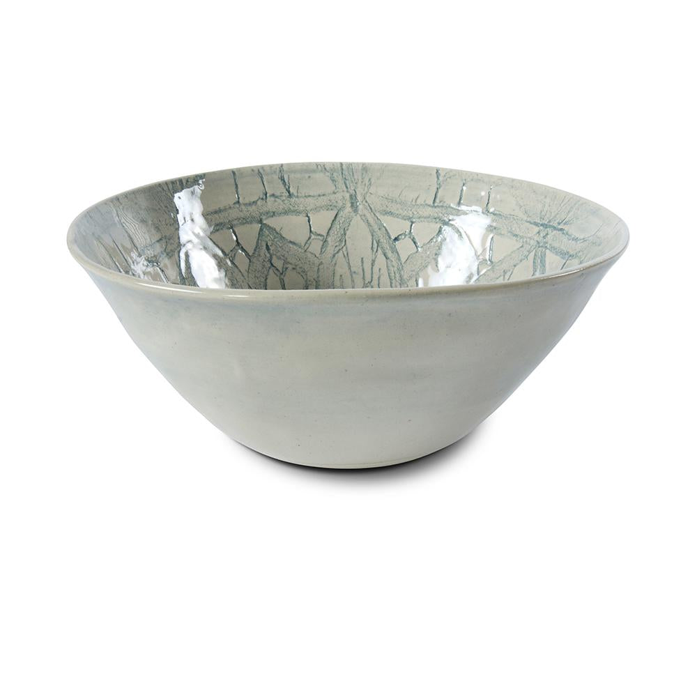 Mill &amp; Hide - Wonki Ware - Pasta Bowl - Duck Egg Lace