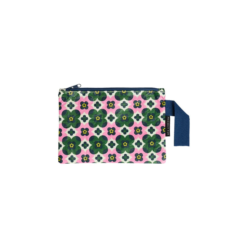 Mill &amp; Hide - Project Ten - Mini Zip Pouch - Block Floral