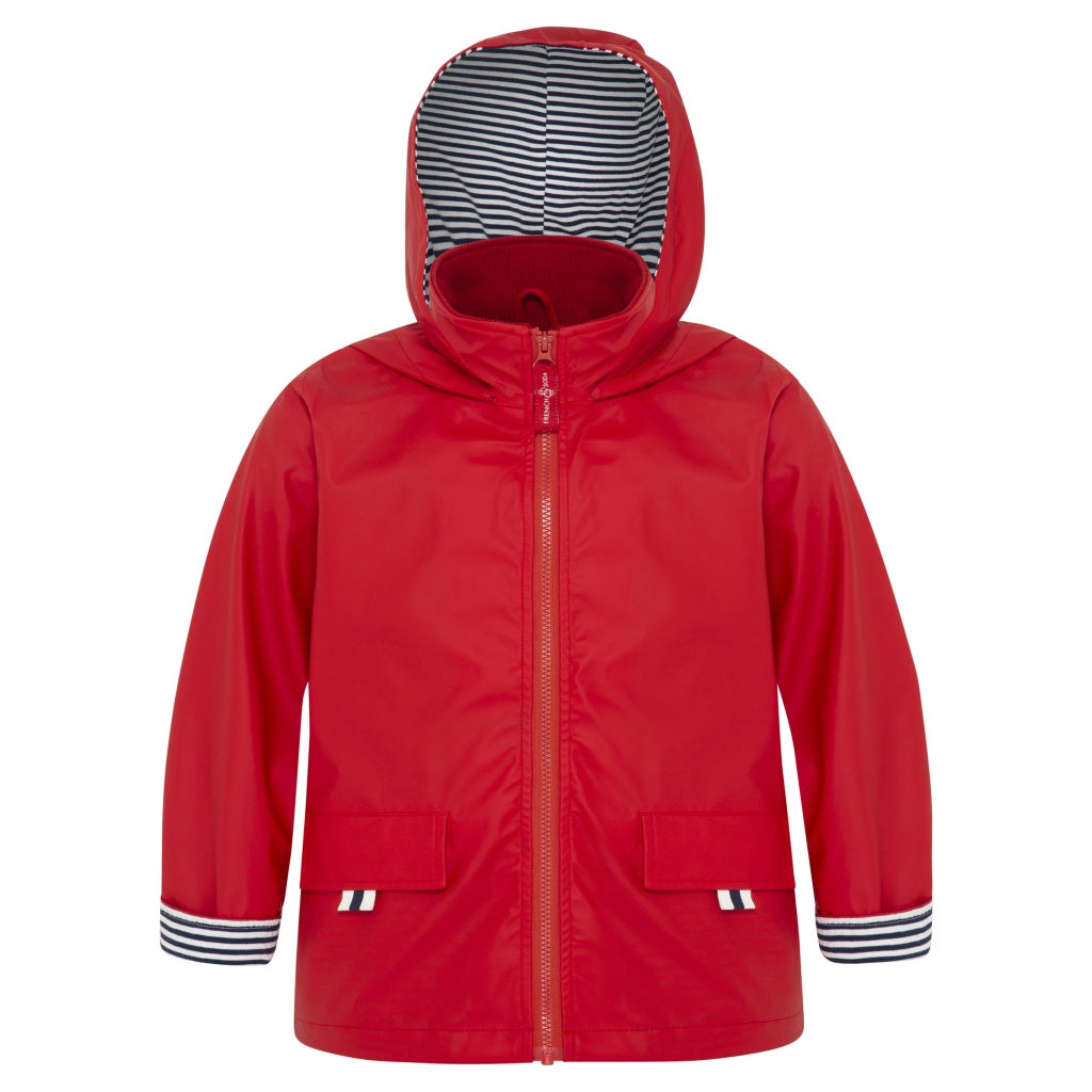 Mill &amp; Hide - French Soda - Kids Raincoat - Red