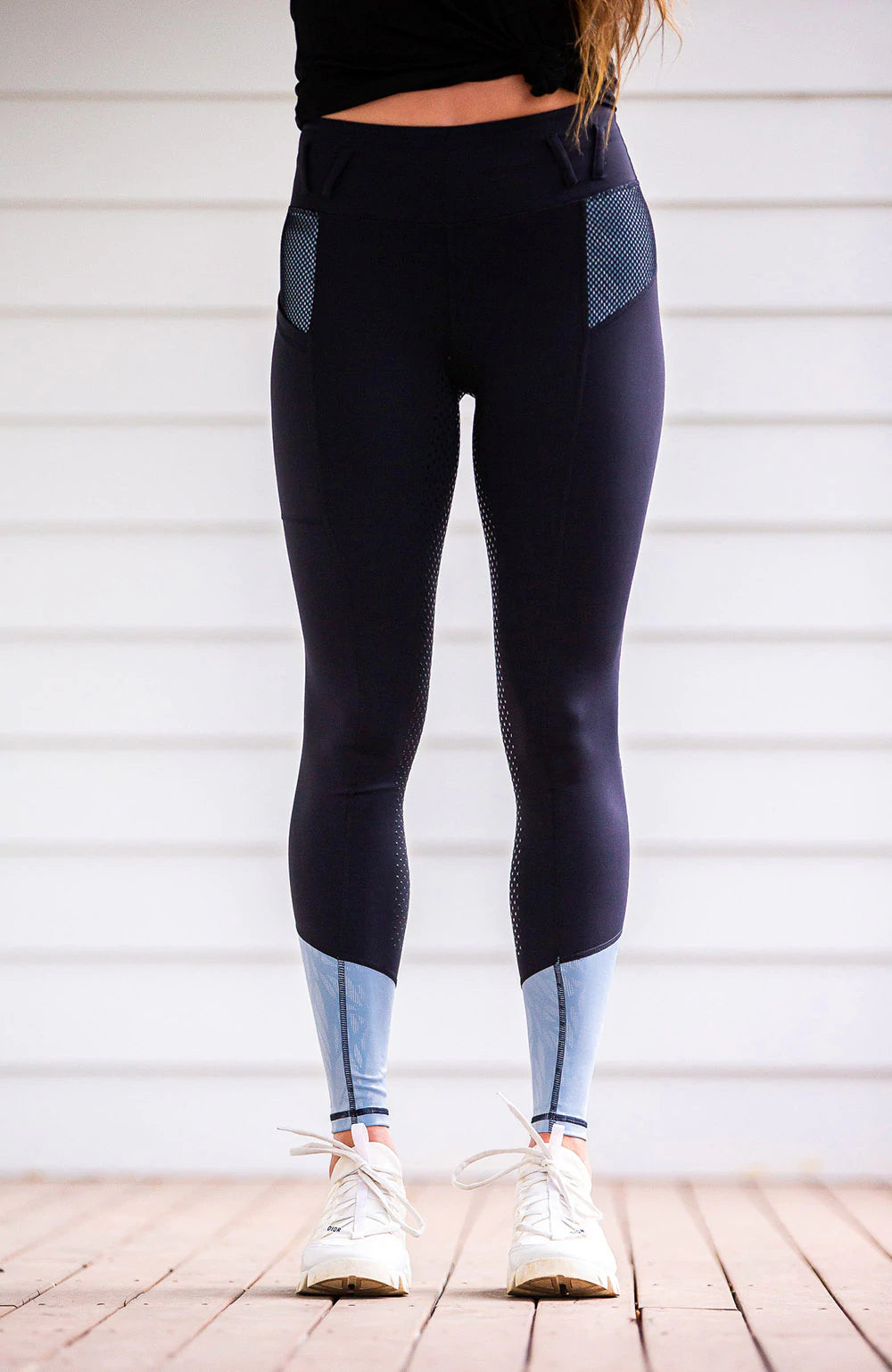 Mill & Hide - Bare Equestrian - Performance Riding Tights - Ice Blue