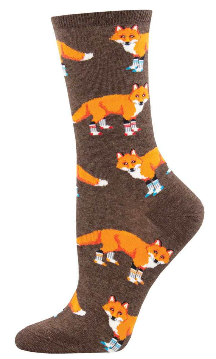 Mill & Hide - Bobangles - Socksmith Ladies Socks - Socksy Foxes