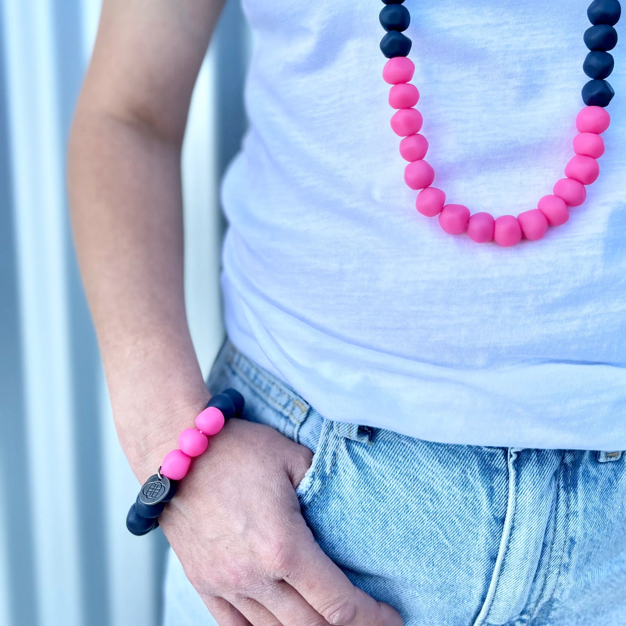 Colour Block Rock Bracelets