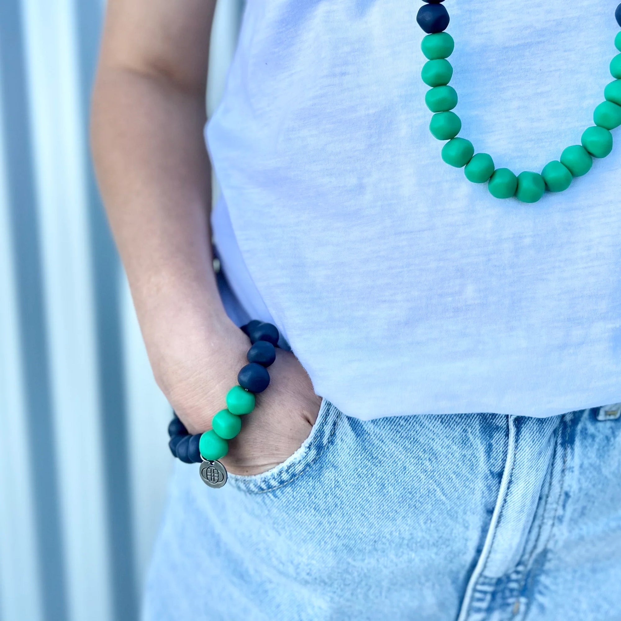 Colour Block Rock Bracelets