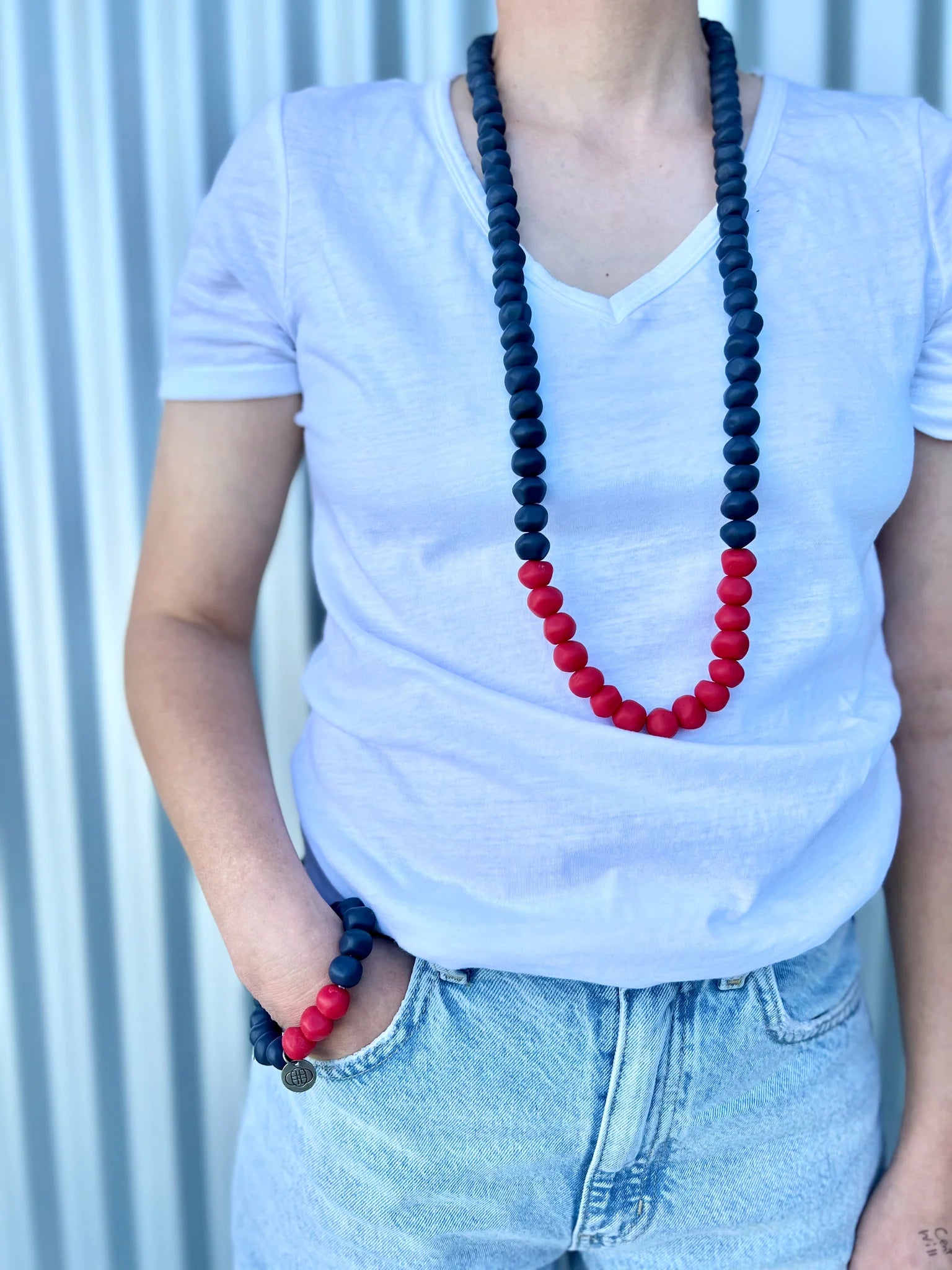 Colour Block Rock Necklaces