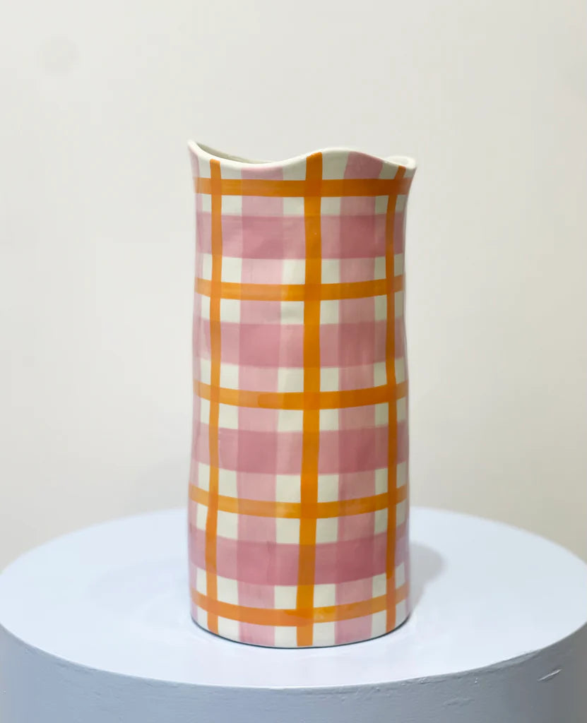 Mill & Hide - Noss and co - Gingham Vase