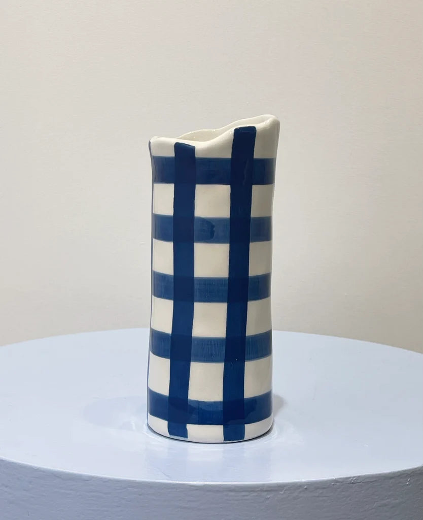 Mill & Hide - Noss and co - Gingham Vase