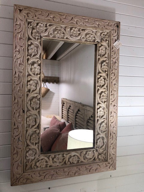 Mill &amp; Hide - T &amp; C Furniture - Rustic Carved Mirror